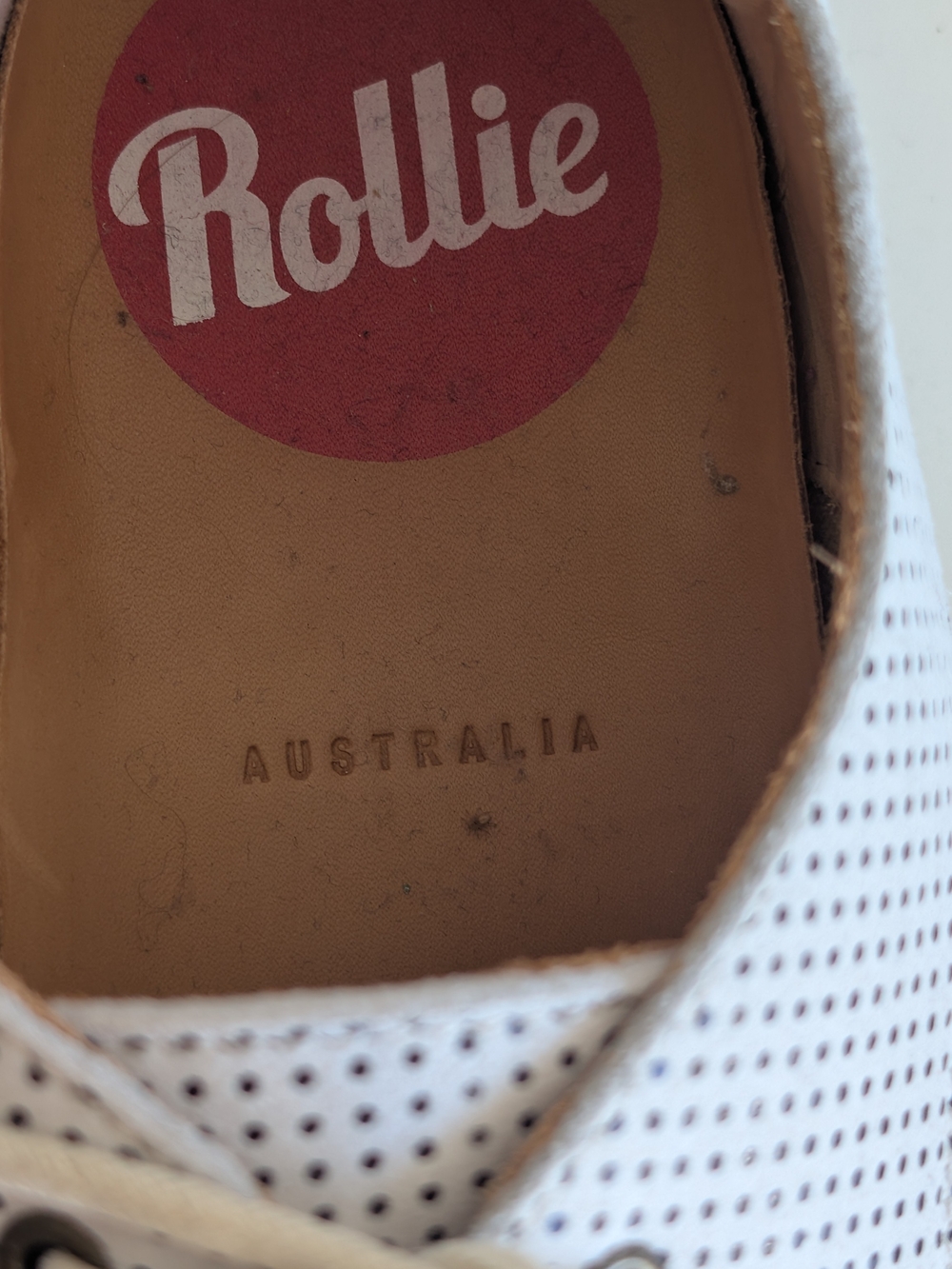 2 Pairs Australian Brand Rollie Zebra-Accent Lace-Up Flats in Black and White - Picture 10 of 12